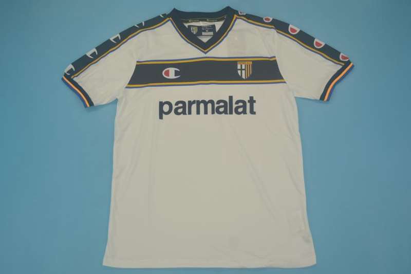 Thailand Quality(AAA) 2002/03 Parma Away Retro Soccer Jersey