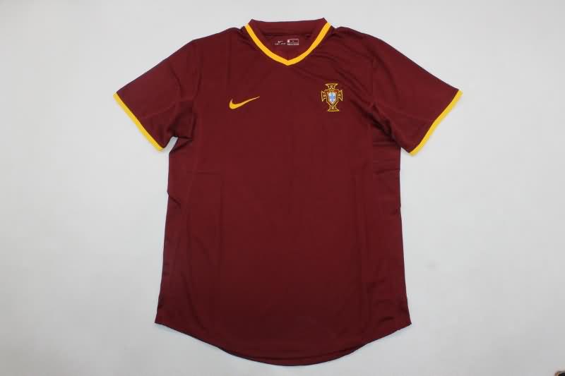 Thailand Quality(AAA) 2000 Portugal Home Retro Soccer Jersey