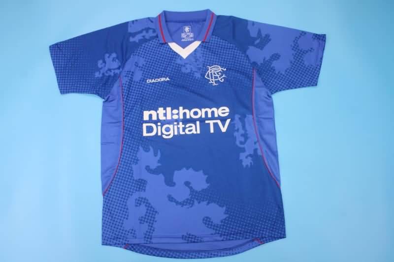 Thailand Quality(AAA) 2002/03 Rangers Home Retro Soccer Jersey