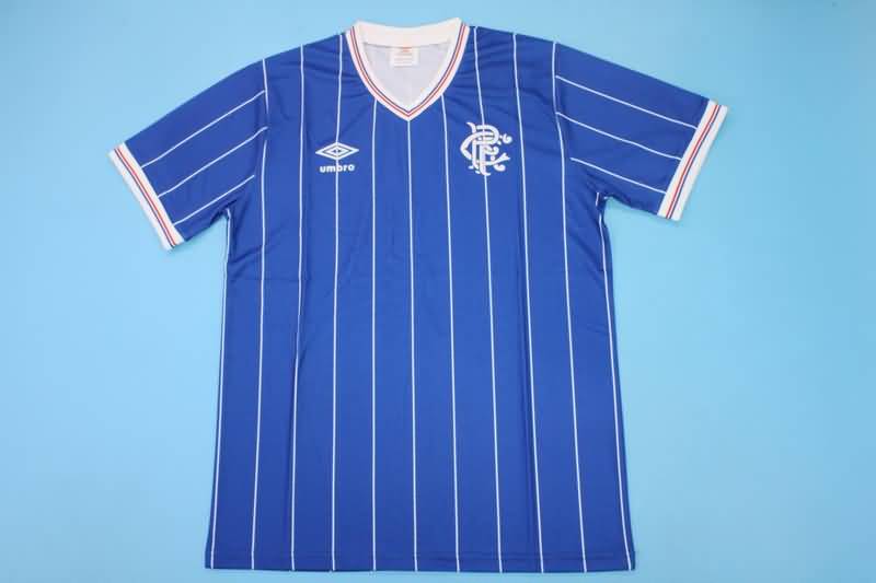 Thailand Quality(AAA) 1982/83 Rangers Home Retro Soccer Jersey