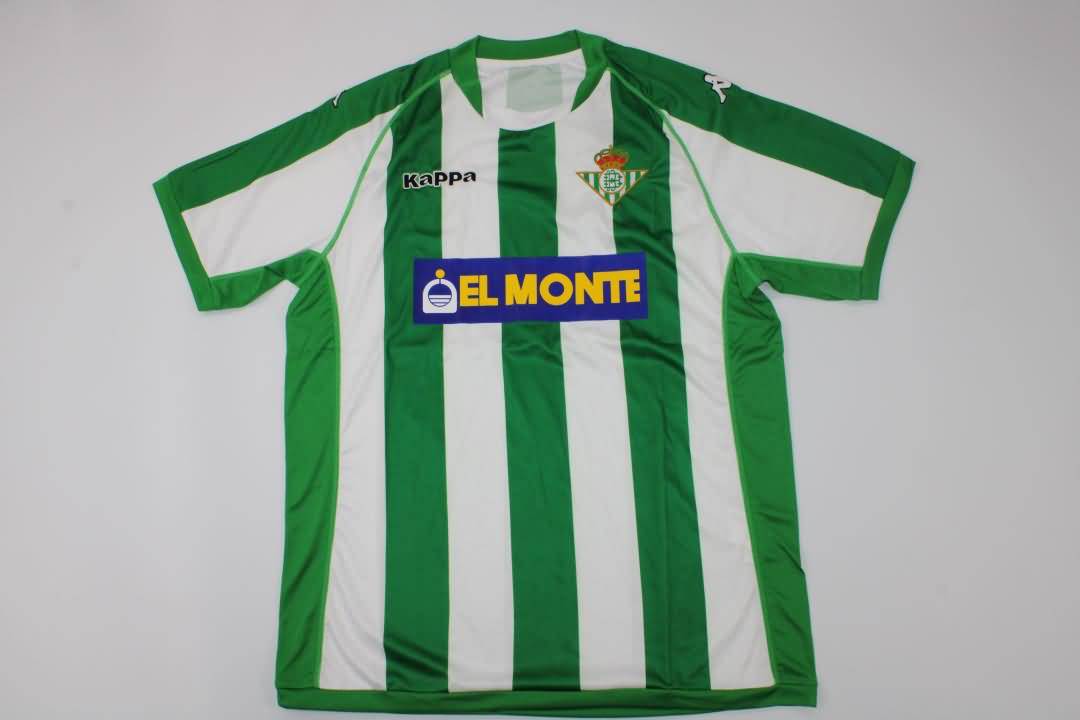 Thailand Quality(AAA) 2001/02 Real Betis Home Soccer Jersey