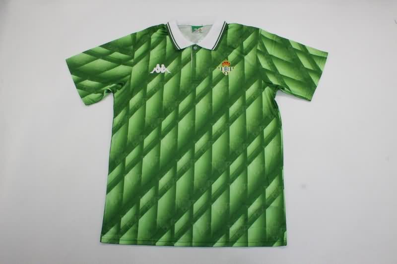 Thailand Quality(AAA) 1993/94 Real Betis Home Retro Soccer Jersey