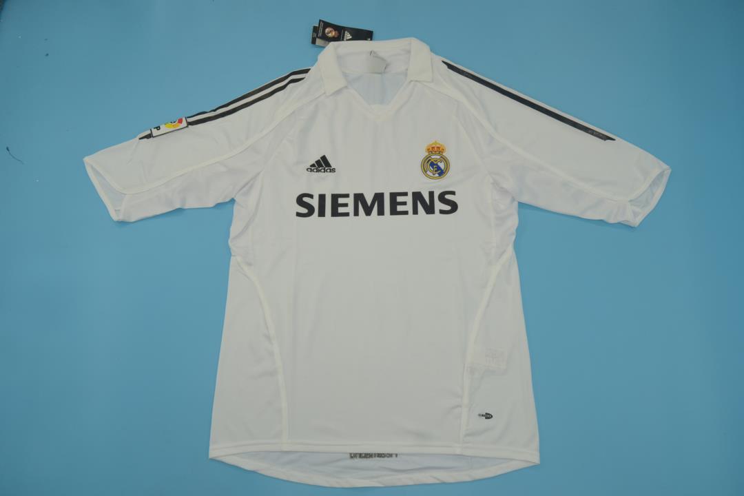 Thailand Quality(AAA) 2005/06 Real Madrid Home Retro Soccer Jersey