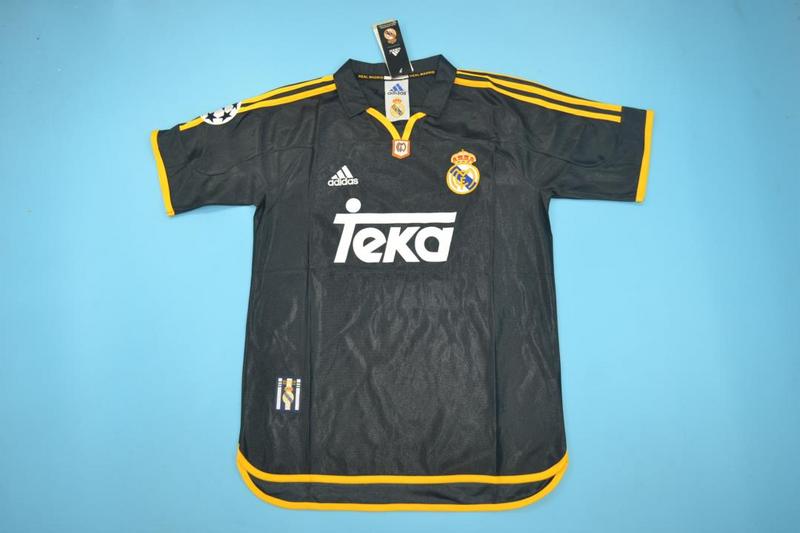 Thailand Quality(AAA) 1999/01 Real Madrid Away Retro Soccer Jersey