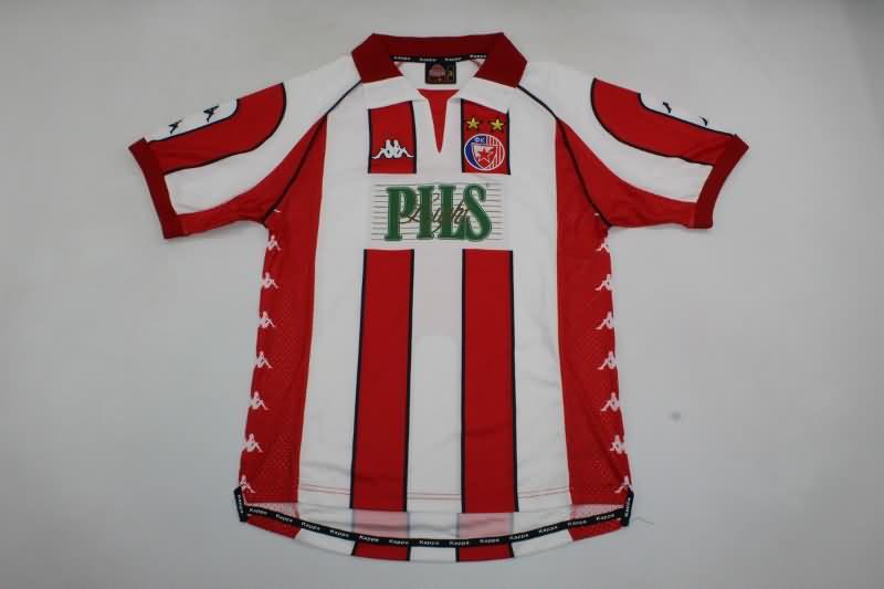 Thailand Quality(AAA) 1990/91 Red Star Belgrade Home Retro Soccer Jersey