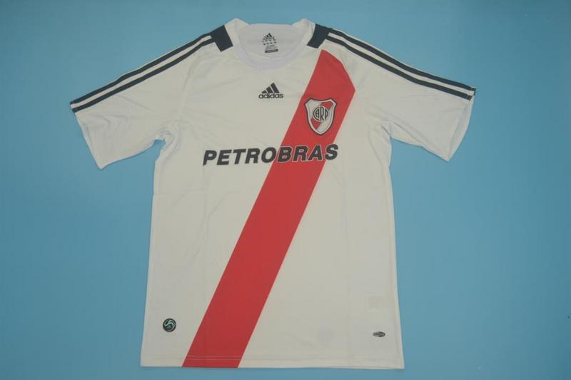 Thailand Quality(AAA) 2008/09 River Plate Home Retro Soccer Jersey