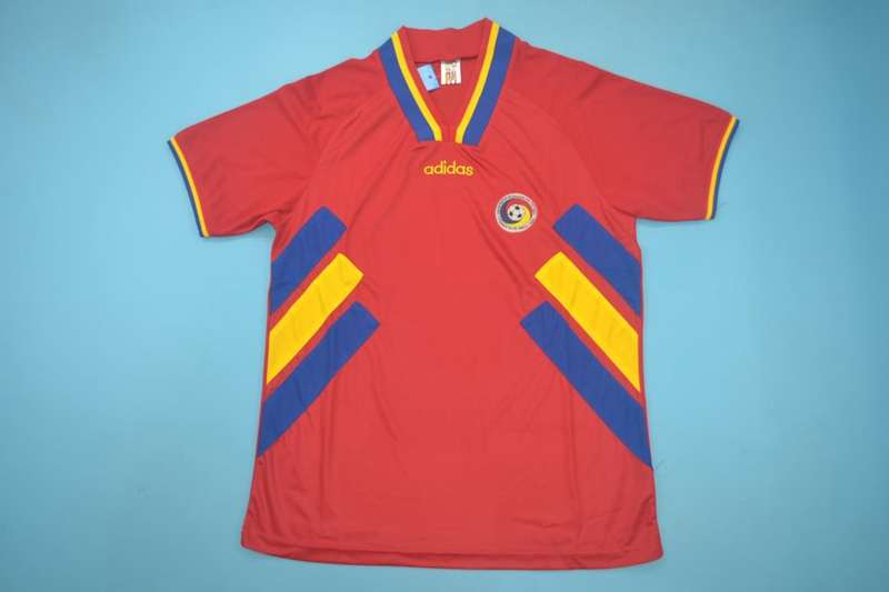 Thailand Quality(AAA) 1994 Romania Away Retro Soccer Jersey