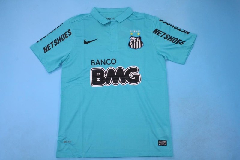 Thailand Quality(AAA) 2012/13 Santos Away Retro Soccer Jersey