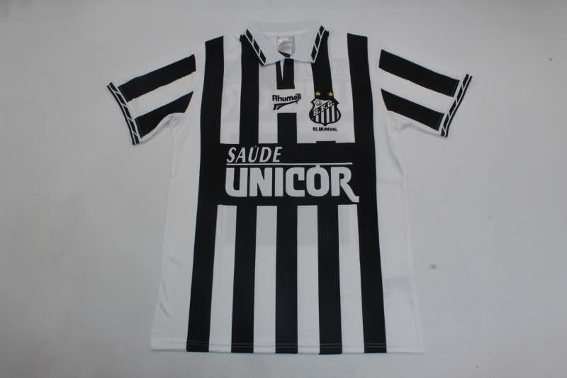 Thailand Quality(AAA) 1996 Santos Away Retro Soccer Jersey