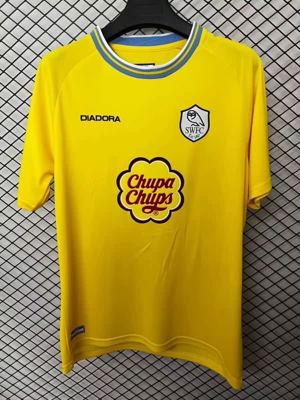 Thailand Quality(AAA) 2001/03 Sheffield Wednesday Away Retro Soccer Jersey