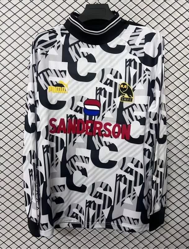 Thailand Quality(AAA) 1993/95 Sheffield Wednesday Goalkeeper Retro Long Soccer Jersey