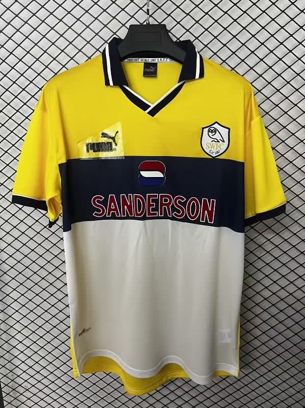 Thailand Quality(AAA) 1999/00 Sheffield Wednesday Away Retro Soccer Jersey