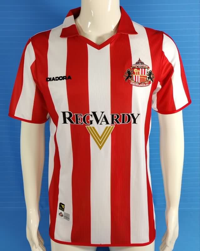 Thailand Quality(AAA) 2004/05 Sunderland Home Retro Soccer Jersey