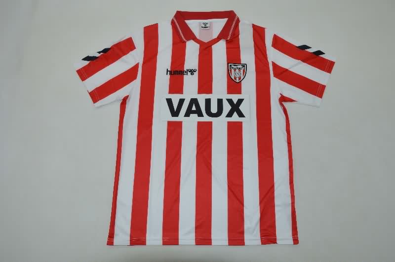 Thailand Quality(AAA) 1991/94 Sunderland Home Retro Soccer Jersey