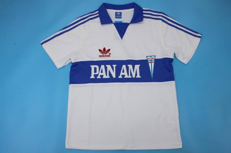 Thailand Quality(AAA) 1987 Universidad Catolica Home Retro Soccer Jersey