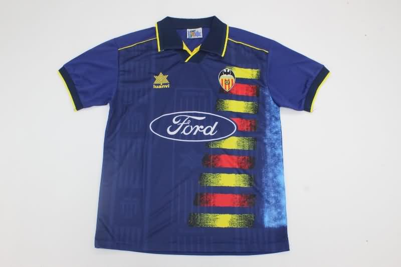 Thailand Quality(AAA) 1996/97 Valencia Away Retro Soccer Jersey