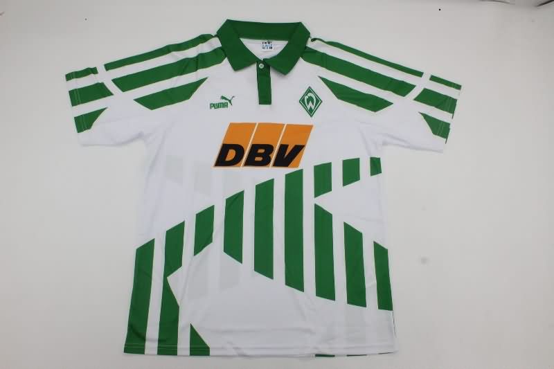 Thailand Quality(AAA) 1994/95 Werder Bremen Home Retro Soccer Jersey