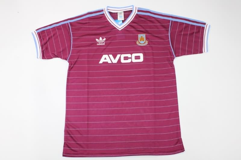 Thailand Quality(AAA) 1986 West Ham Home Retro Soccer Jersey