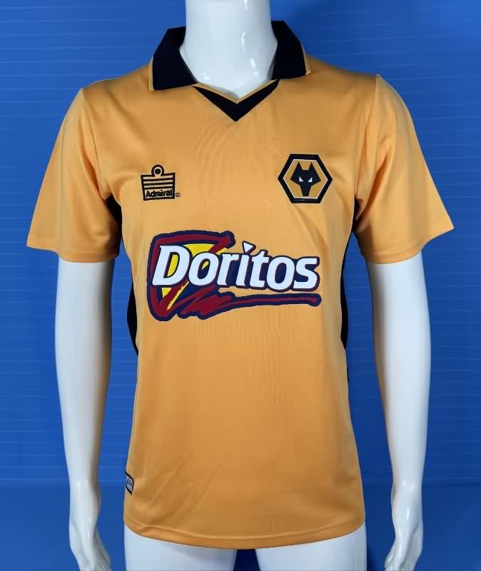 Thailand Quality(AAA) 2002/04 Wolves Home Retro Soccer Jersey