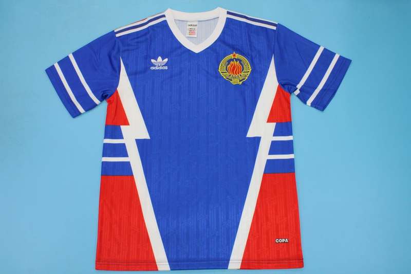 Thailand Quality(AAA) 1990 Yugoslavia Home Retro Soccer Jersey