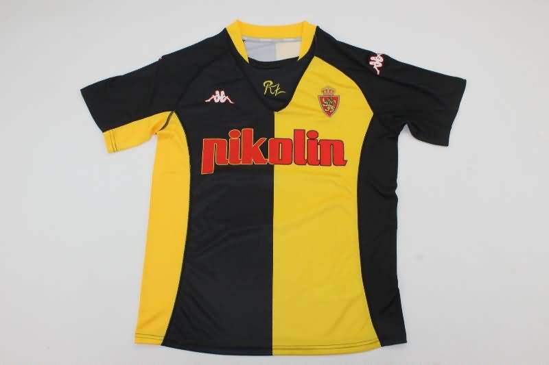 Thailand Quality(AAA) 2001/02 Zaragoza Away Retro Soccer Jersey
