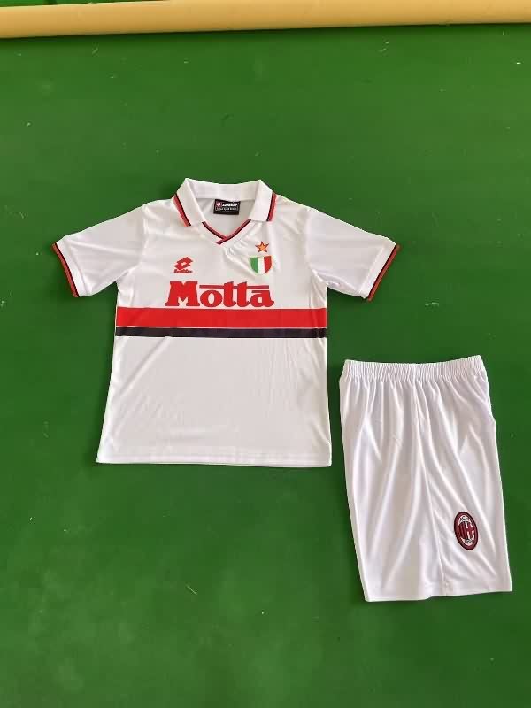 1993/94 AC Milan Away Kids Soccer Jersey And Shorts