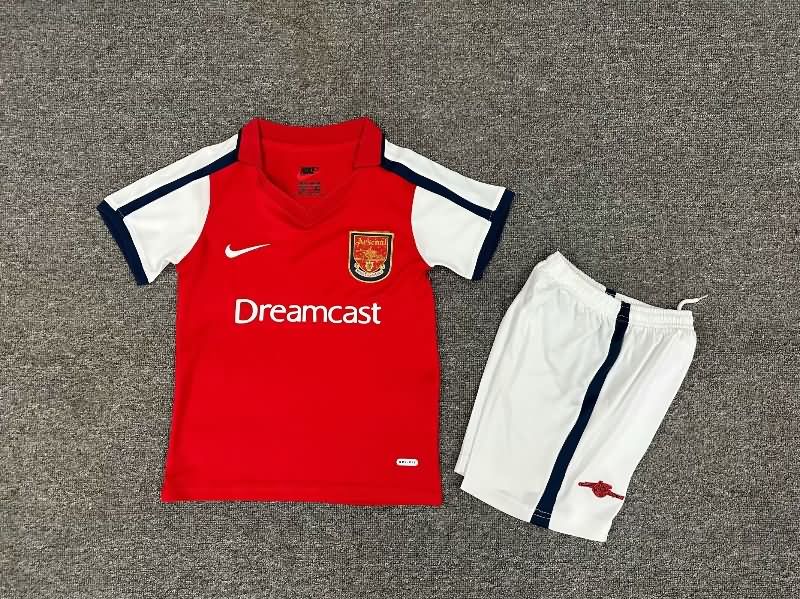 2000/02 Arsenal Home Kids Soccer Jersey And Shorts
