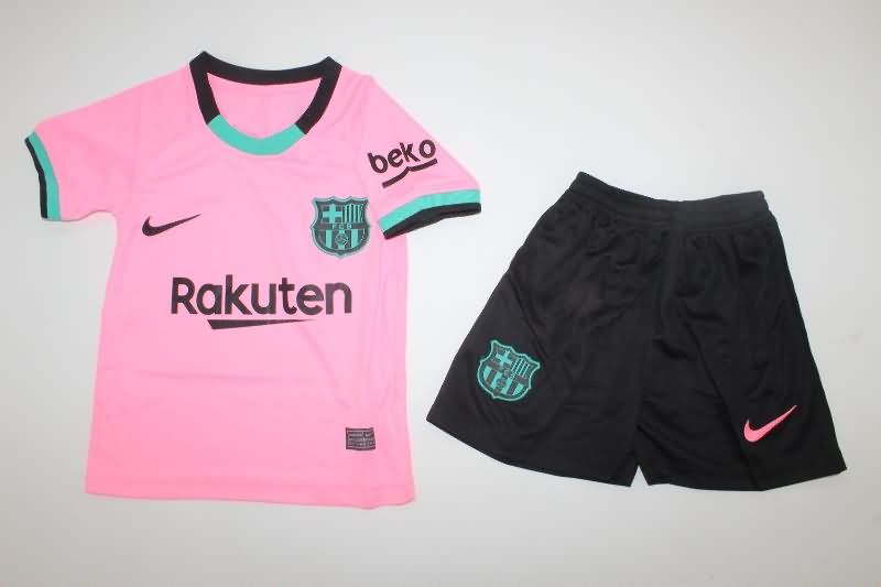 2020/21 Barcelona Third Kids Soccer Jersey And Shorts
