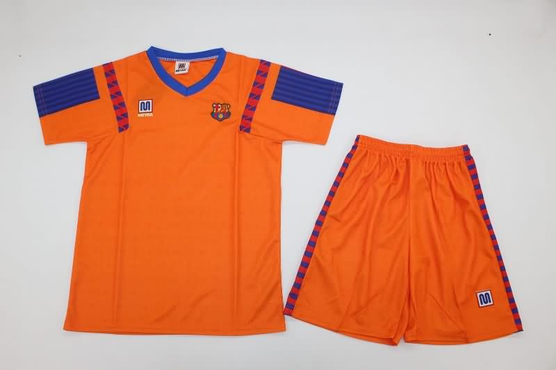 1991/92 Barcelona Away Kids Soccer Jersey And Shorts