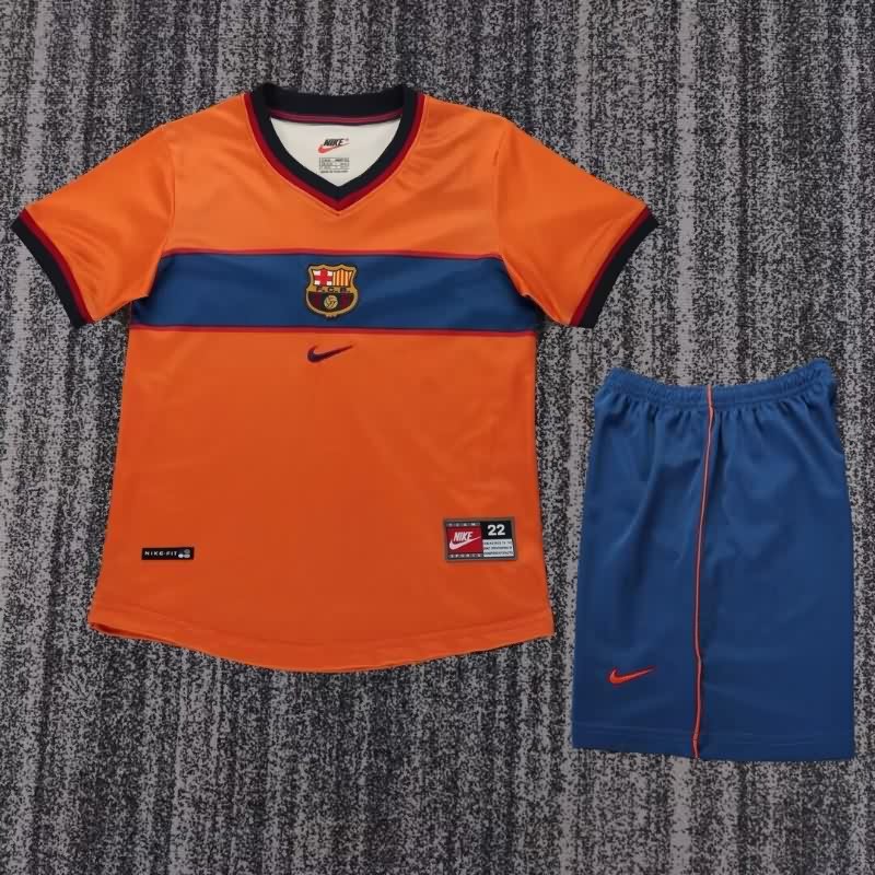 1998/00 Barcelona Third Kids Soccer Jersey And Shorts