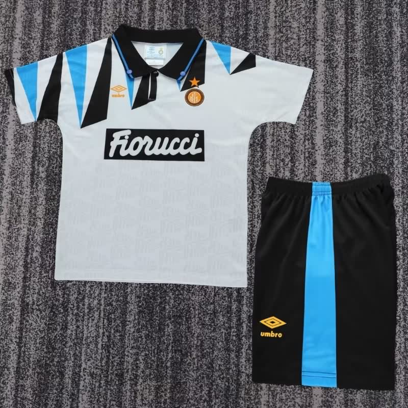 1992/93 Inter Milan Away Kids Soccer Jersey And Shorts