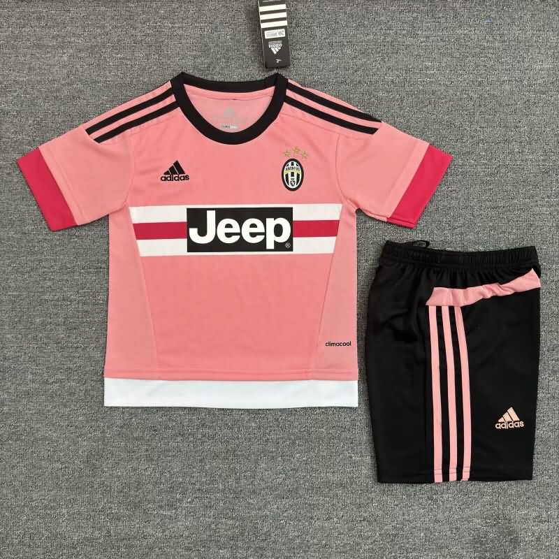 2015/16 Juventus Away Kids Soccer Jersey And Shorts