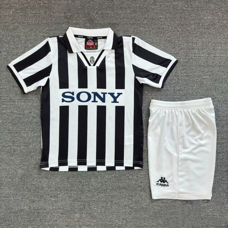 1996/97 Juventus Home Kids Soccer Jersey And Shorts