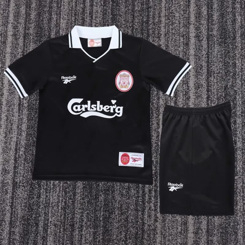 1996/97 Liverpool Third Kids Soccer Jersey And Shorts