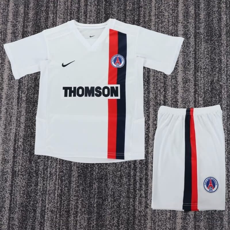 2002/03 Paris St Germain Away Kids Soccer Jersey And Shorts