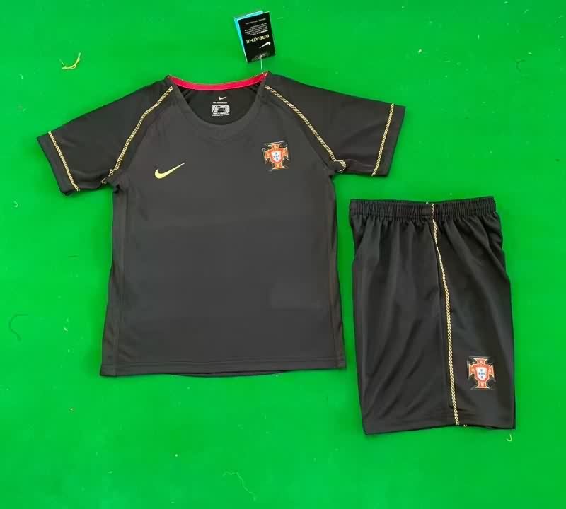 2006 Portugal Away Kids Soccer Jersey And Shorts