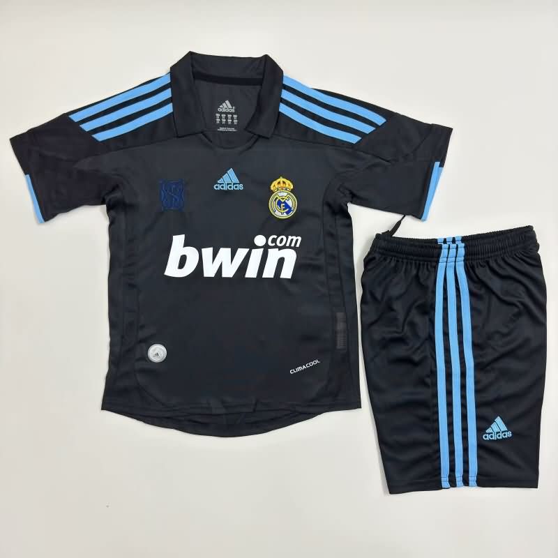 2009/10 Real Madrid Away Kids Soccer Jersey And Shorts
