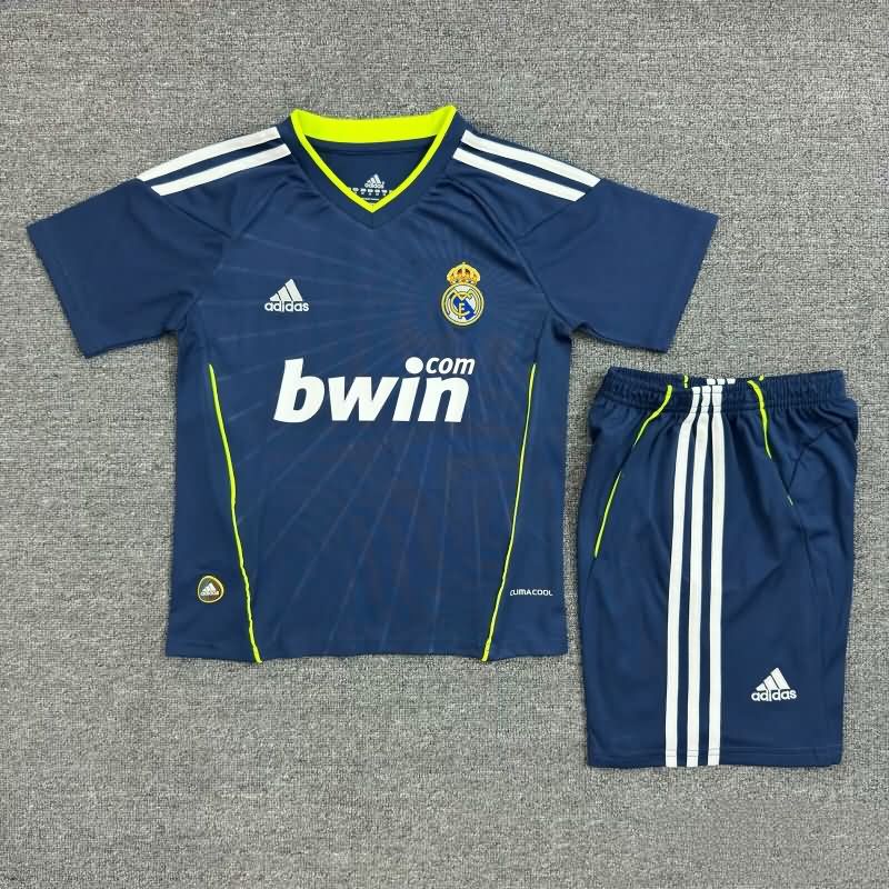 2010/11 Real Madrid Away Kids Soccer Jersey And Shorts