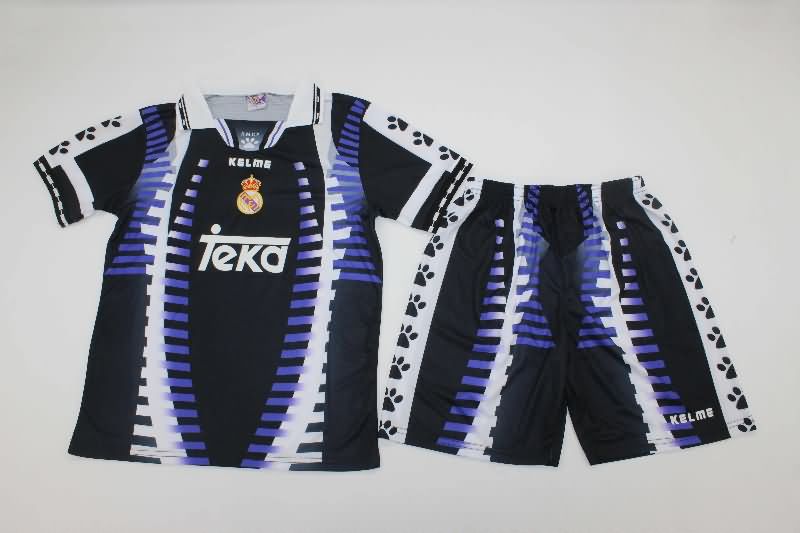 1997/98 Real Madrid Third Kids Soccer Jersey And Shorts