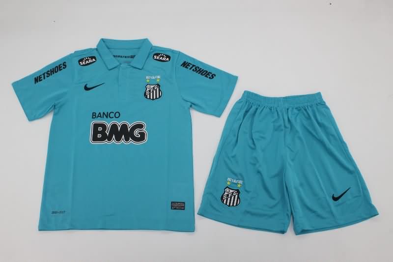 2012/13 Santos Away Kids Soccer Jersey And Shorts
