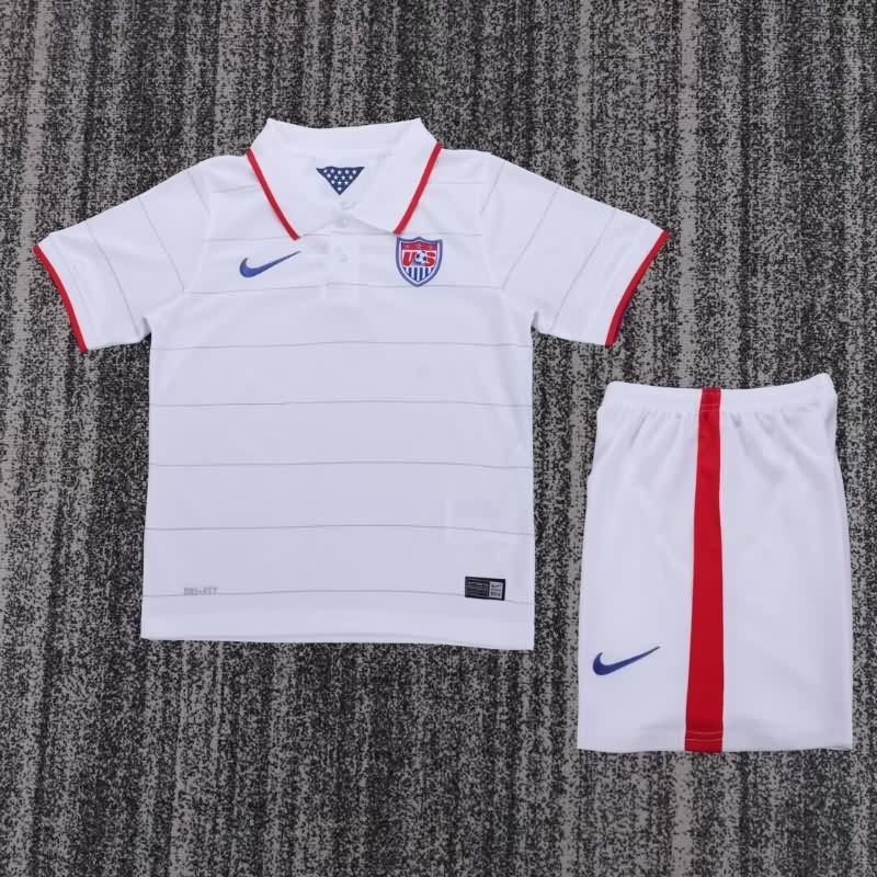 2014 USA Home Kids Soccer Jersey And Shorts